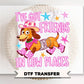 I've Got Friends In Low Places DTF, Ready to Press, Retro Cowgirl Dog Thirt Design