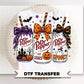 Coquette Halloween Soda Cans DTF Transfer, Ready to Press, Spooky Season Tshirt Design