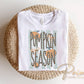 Pumpkin Season DTF Transfer, Ready to Press, Trendy Striped Fall Tshirt Design