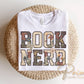 Book Nerd DTF Transfer, Ready to Press, Book Lover Tshirt Design