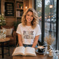 Book Nerd DTF Transfer, Ready to Press, Book Lover Tshirt Design
