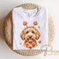 Fall Goldendoodle DTF Transfer, Ready to Press, Halloween Tshirt Design