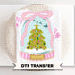 Whimsical Snow Globe DTF Transfer, Ready to Press, Christmas Tshirt Design