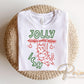 Jollyish Cat DTF Transfer, Ready to Press, Funny Christmas Tshirt Design