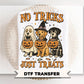 No Tricks Just Treats DTF Transfer, Ready to Press, Halloween Dogs T-shirt Designs