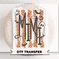 Striped Spooky Mimi DTF Transfer, Ready to Press, Trendy Halloween Tshirt Design