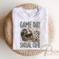 Football Game Day Social Club DTF Transfer, Ready to Press, Sport Mom Tshirt Design
