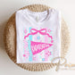 Kindergarten Striped Pennant DTF Transfer, Ready to Press, First Day of School Shirt Design