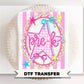 Back to School Pre K DTF Transfer, Ready to Press, Pink Gingham First Day of School Tshirt Design