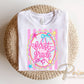 Back to School First Grade DTF Transfer, Ready to Press, Pink Gingham First Day of School Tshirt Design