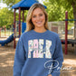 Back to School Pre K DTF Transfer, Ready to Press, Striped Floral Coquette, First Day of School Tshirt Design