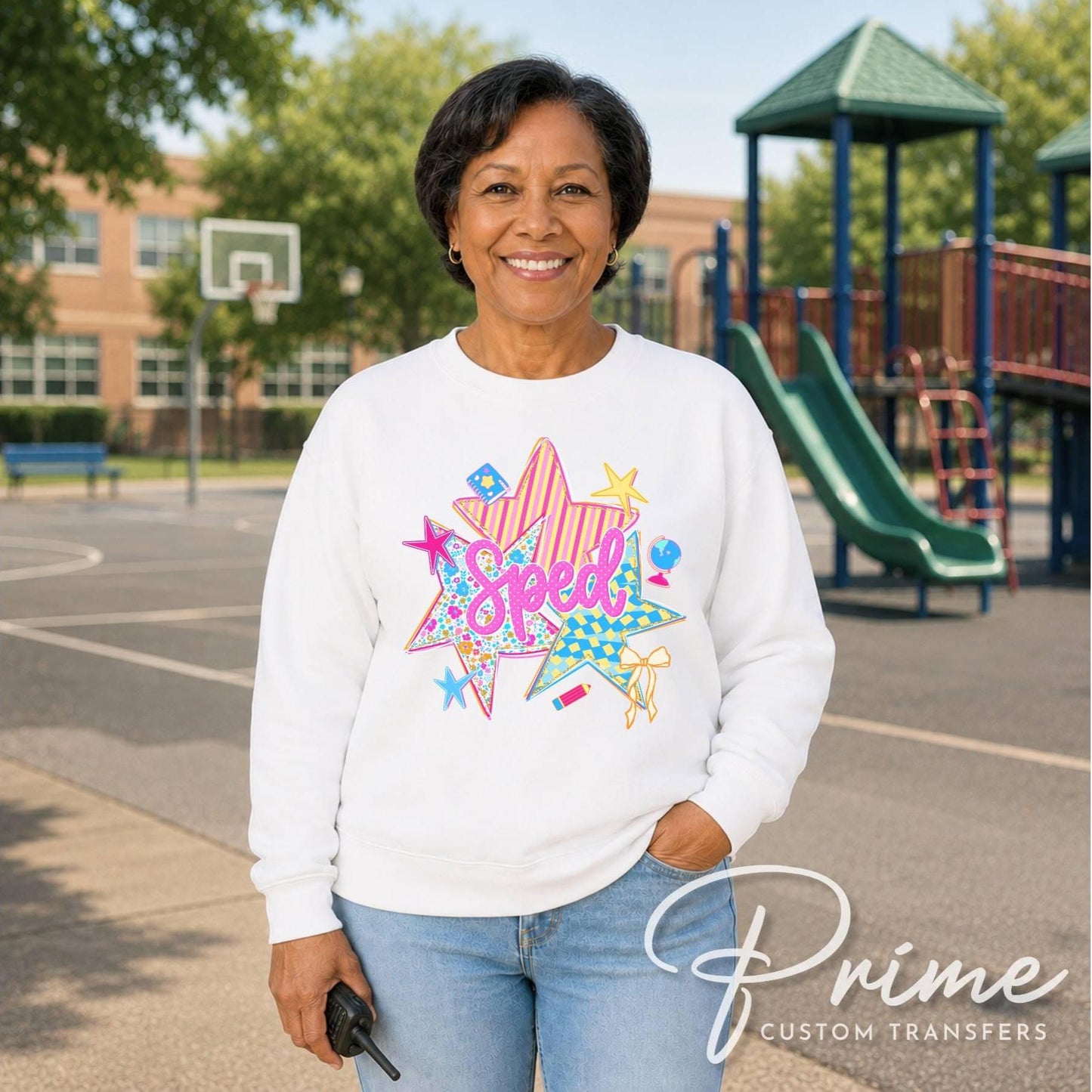 Back to School Sped Teacher DTF Transfer, Ready to Press, First Day of School Tshirt Design