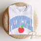 Back to School Principal DTF Transfer, Ready to Press, Blue Gingham First Day of School Tshirt Design