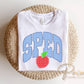 Back to School Sped Teacher DTF Transfer, Ready to Press, Blue Gingham First Day of School Tshirt Design