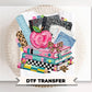 Retro School DTF Transfer, Ready to press, Back to School, Coquette Teacher Tshirt Design