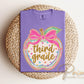 Third Grade Preppy Back to School DTF Transfer, Ready to Press, Coquette First Day of School Tshirt Design