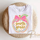 Fourth Grade Preppy Back to School DTF Transfer, Ready to Press, Coquette First Day of School Tshirt Design