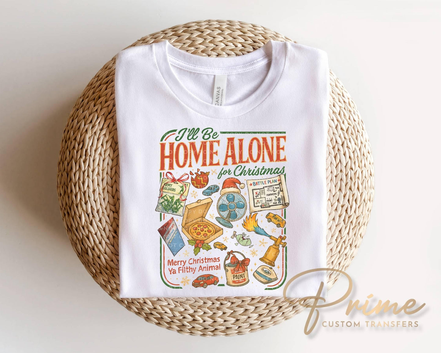 Funny Christmas DTF Transfer, Ready to Press, Christmas Movie Tshirt Design