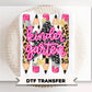 Preppy Kindergarten Back To School Pencil DTF Transfer, Leopard Checkered First Day of School Tshirt Design