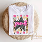 Preppy Pre-K Back To School Pencil DTF Transfer, Leopard Checkered First Day of School Tshirt Design