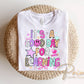 Neon It's a Good Day for Learning DTF Transfer, Back To School Teacher Doodle Tshirt Design