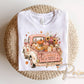 Pink Fall Pumpkin Truck DTF Transfer, Ready to Press, Thanksgiving Tshirt Design