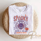 Spooky Halloween DTF Transfer, Ready to Press, Trendy Striped Tshirt Design