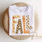 Brushstroke Fall DTF Transfer, Ready to Press, Halloween T-shirt Design