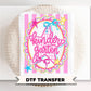 Back to School KindergartenDTF Transfer, Ready to Press, Pink Gingham First Day of School Tshirt Design