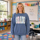 Back to School First Grade DTF Transfer, Ready to Press, Striped Floral Coquette, First Day of School Tshirt Design