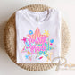 Back to School Grades DTF Transfer, Ready to Press, Preppy Stars First Day of School Tshirt Design, Pre-K Kindergarten - Fifth