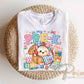 Back To School Pre K DTF Transfer, Ready to Press, Preppy Teacher, Dumpling, First Day of School Tshirt Design