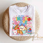 Back To School Kindergarten DTF Transfer, Ready to Press, Preppy Teacher, Dumpling, First Day of School Tshirt Design