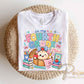 Back To School Fourth Grade DTF Transfer, Ready to Press, Preppy Teacher, Dumpling, First Day of School Tshirt Design