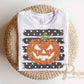 Pumpkin Polka Dot Stripes DTF Transfer, Ready to Press, Trendy Halloween Tshirt Design