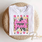 Preppy Fourth Grade Back To School Pencil DTF Transfer, Leopard Checkered First Day of School Tshirt Design