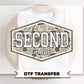 Camo Back To School Second Grade DTF Transfer, First Day Of School Tshirt Design