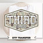 Camo Back To School Third Grade DTF Transfer, First Day Of School Tshirt Design