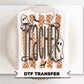 Halloween Ghost Teacher DTF Transfer, Ready to Press, Back to School Tshirt Design