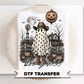 Boo Y'all Ghost DTF Transfer, Ready to Press, Western Halloween Tshirt Design