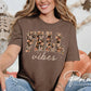 Floral Fall Vibes DTF Transfer, Ready to Press, Tis the Season, Preppy Autumn Tshirt Design