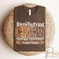 Friendsgiving Crew DTF Transfer, Ready to Press, Thanksgiving Tshirt Design