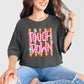 Football Touchdown DTF Transfer, Ready to Press, Striped Sports Mom Tshirt Design