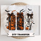 Coquette Halloween Diet Soda Cans DTF Transfer, Ready to Press, Fall Tshirt Design
