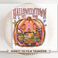 Halloween Pumpkin DTF Transfer, Ready to Press, Retro Spooky Season, Preppy Jack O Lantern Tshirt Design