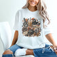 Brushstroke Game Day Football DTF Transfer, Ready to Press, Leopard Football Doodles, Football Mom Tshirt Design