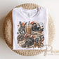 Brushstroke Game Day Football DTF Transfer, Ready to Press, Leopard Football Doodles, Football Mom Tshirt Design