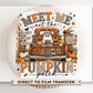 Pumpkin Patch Ghost DTF Transfers, Retro Halloween Truck, Fall Ghost, Spooky Season, Ready to Press