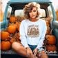 Pumpkin Patch Ghost DTF Transfers, Retro Halloween Truck, Fall Ghost, Spooky Season, Ready to Press