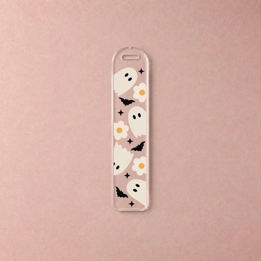UV DTF Spooky Ghost Bookmark Decals | Bookmark Sticker | uv dtf sticker | diy bookmark kit | Gift For Book Lover | Gift For Book Reader